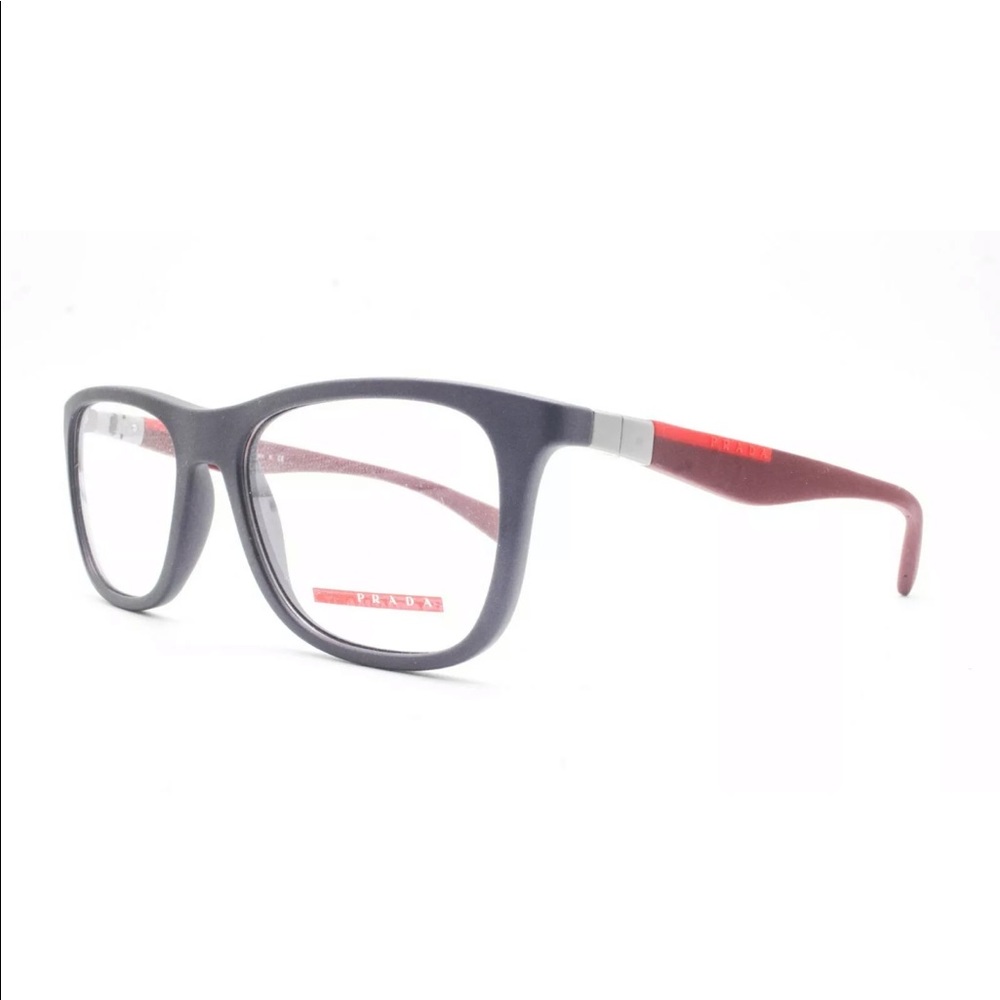PRADA VPS 04F UBX-1O1 BLUE EYEGLASSES RX 53-17